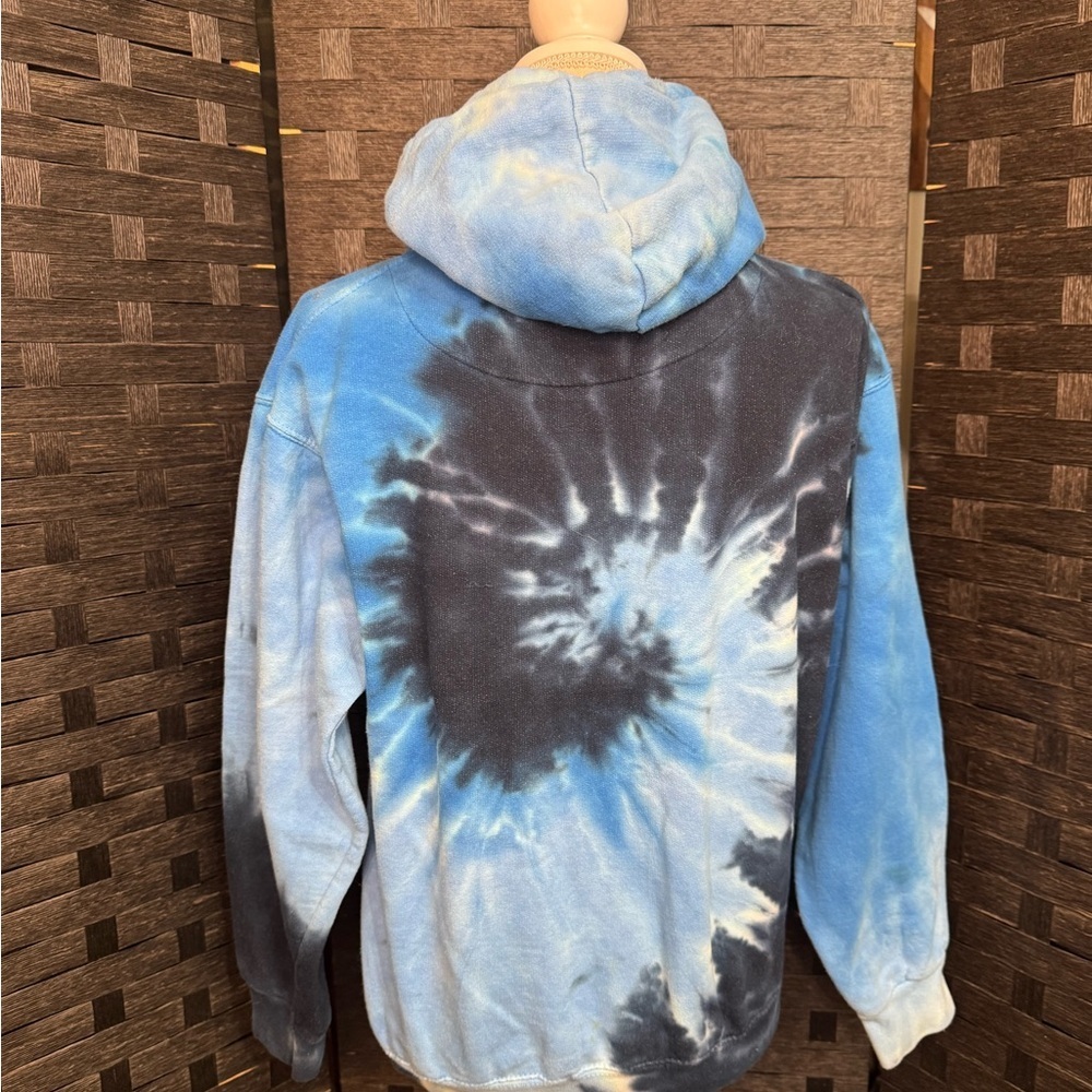 K&M Blue Tie-Dye Hoodie - Picture 2 of 3